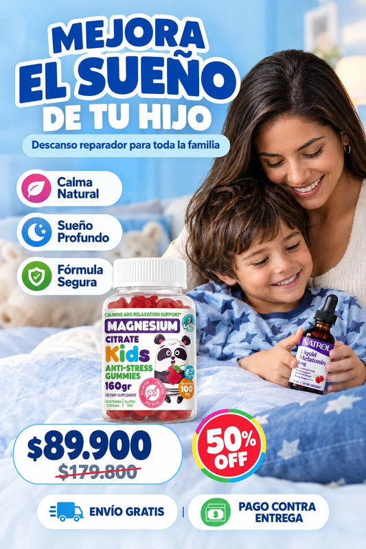 KIDS MAGNESIO ANTI ESTRES + OBSEQUIO